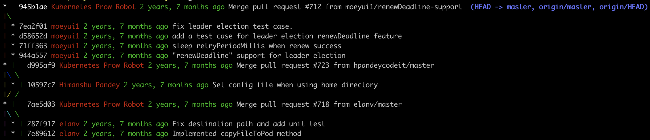 git log alias